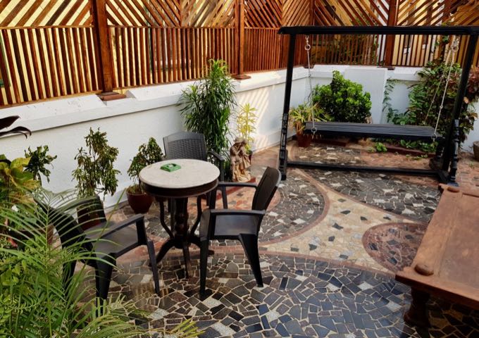 Panjim Pousada houses a lovely courtyard.