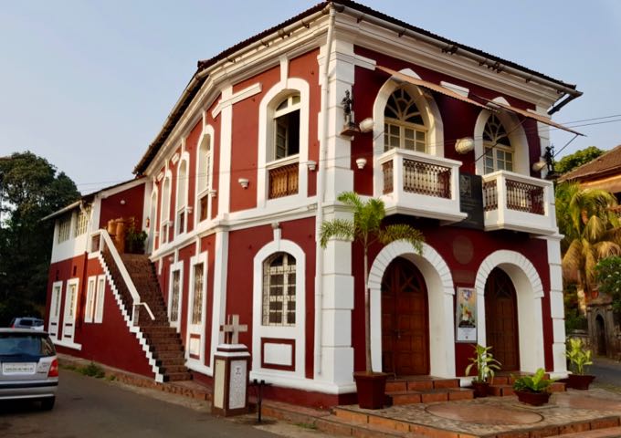 Panjim People's is located in a former school building.