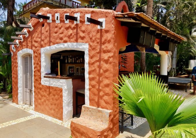 The unusually-designed Pool Bar is very popular.