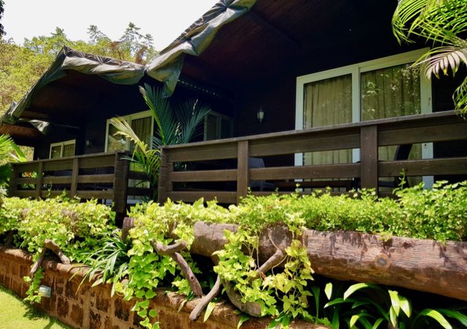 The accommodations seem more like cabins.