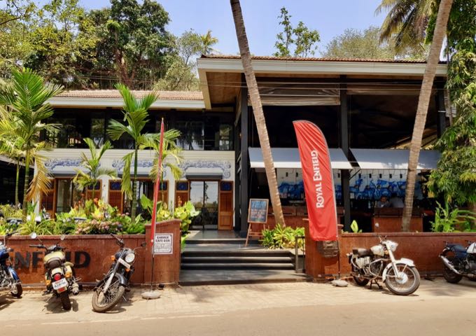 Royal Enfield Garage Café is a classy place near the riverfront.