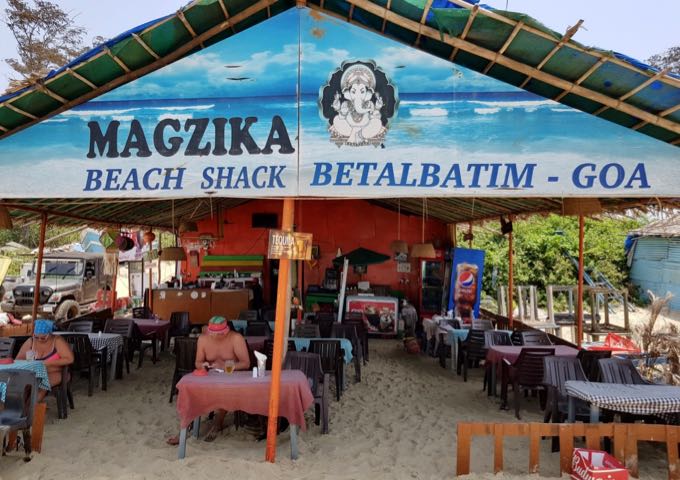 Magzika is the best café on the beach.