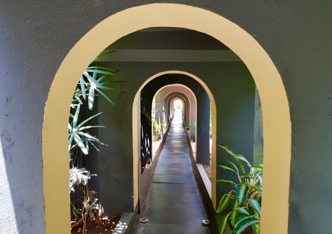 The rooms and suites are spread out across the property.