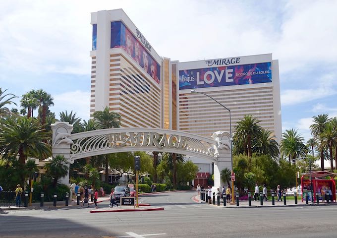 The Mirage Hotel in Las Vegas