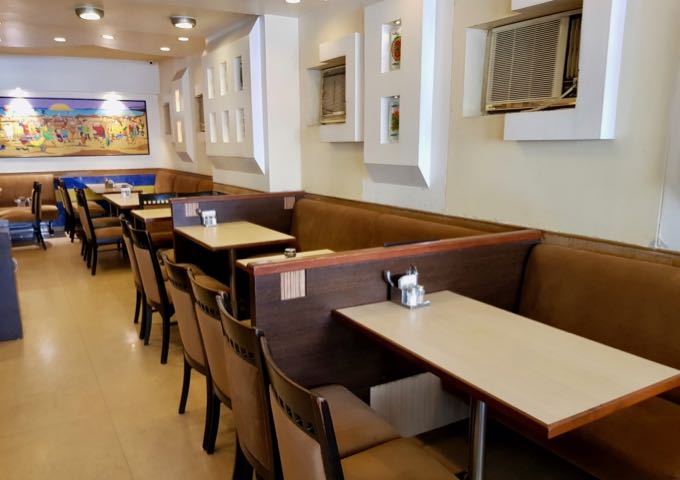 Shiv Sagar vegetarian restaurant is opposite Ramada Plaza hotel.