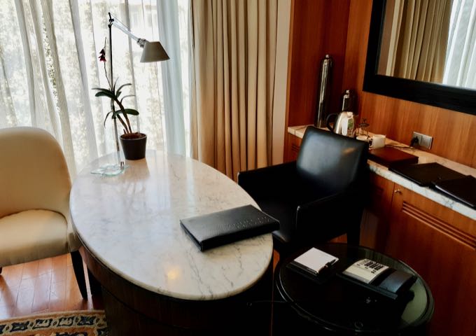 Suites have special study areas.