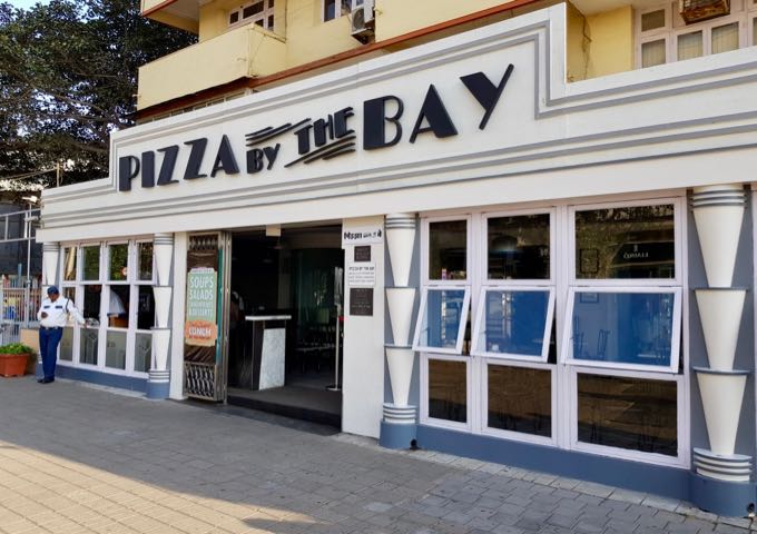 Pizza by the Bay serves excellent pizzas.