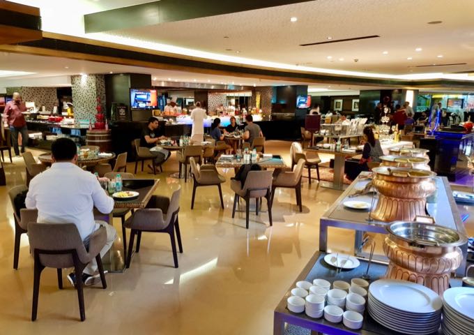 The Earth Plate at the Sahara Star is open round the clock.