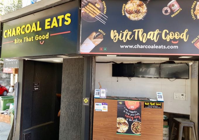 Charcoal Eats close by sells meaty goodies.