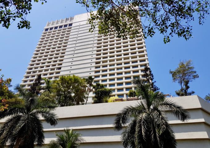 Trident hotel building in Mumbai.