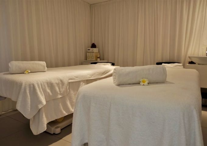 The spa offers single and couple rooms.