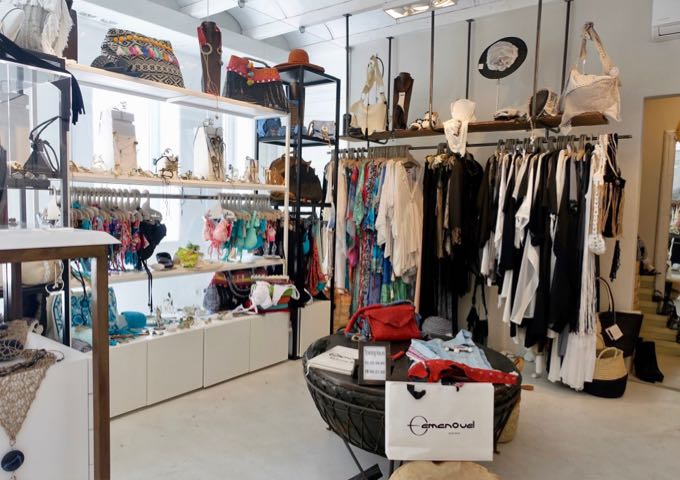 The on-site boutique sells women's clothing and accessories.