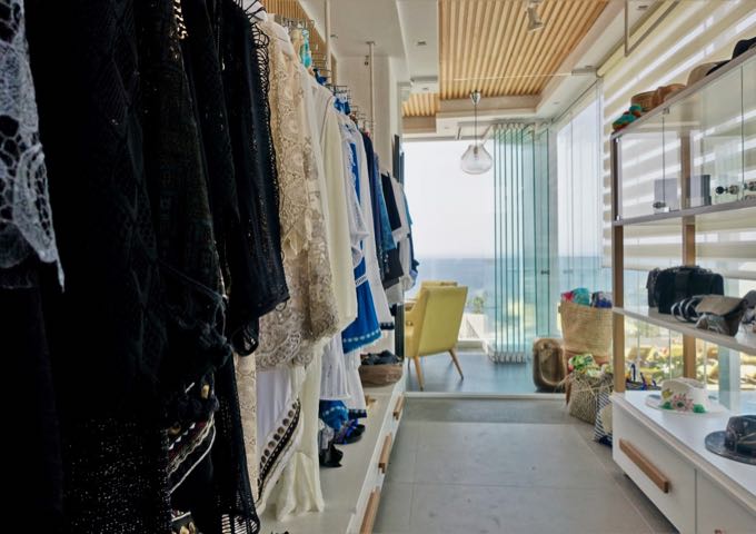 The small on-site boutique sells women's clothing and accessories.