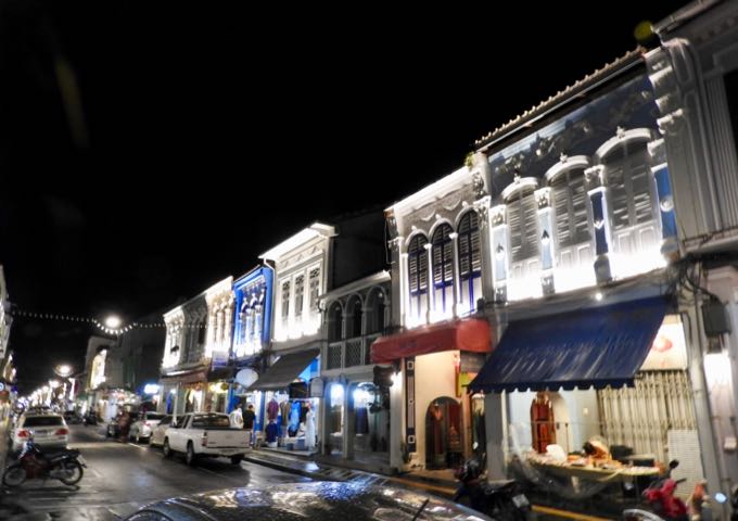 The Old Town has several colonial-style buildings.