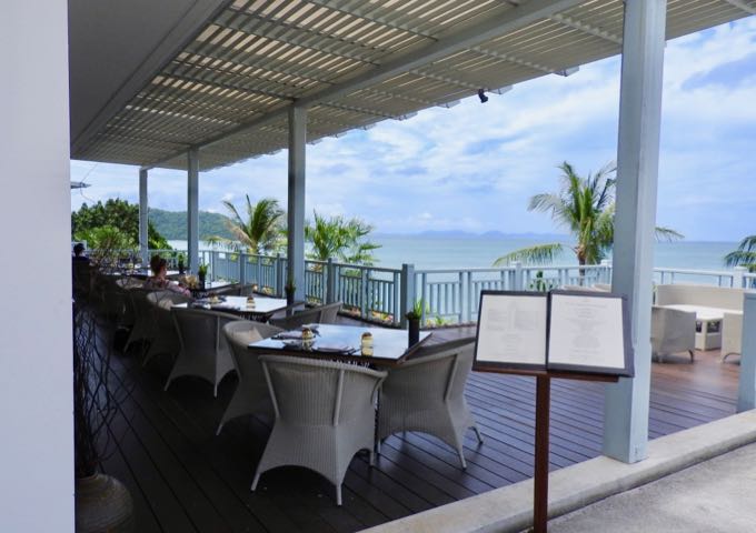 The Grill specializes in seafood and grilled meats, and offers fabulous views.