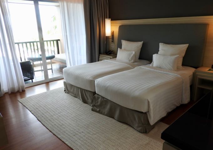 Deluxe Rooms are spacious and bright.