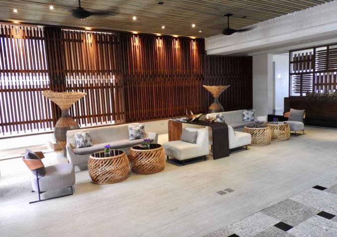 The lobby lounge is a great place to relax in while checking-in or out.