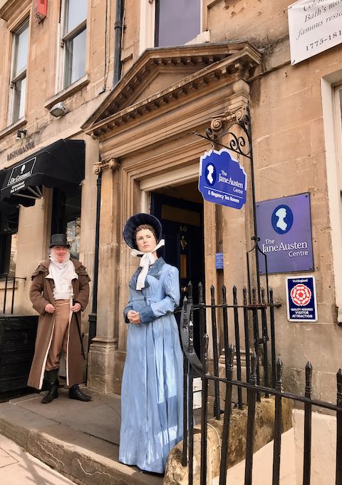Jane Austen Centre, located close by, is worth a visit.