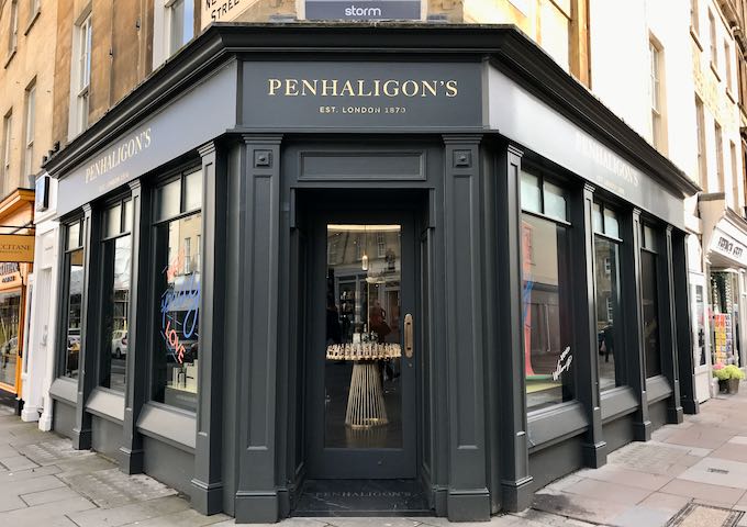 Penhaligon’s is located on Milsom St.
