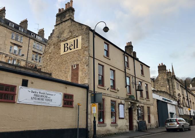 The historic Bell Inn is a local institution.