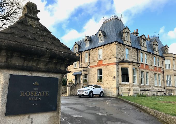 Review of The Roseate Villa in Bath, England.