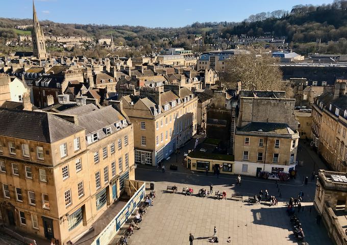 The panoramic views of the town from the Abbey tower are excellent.