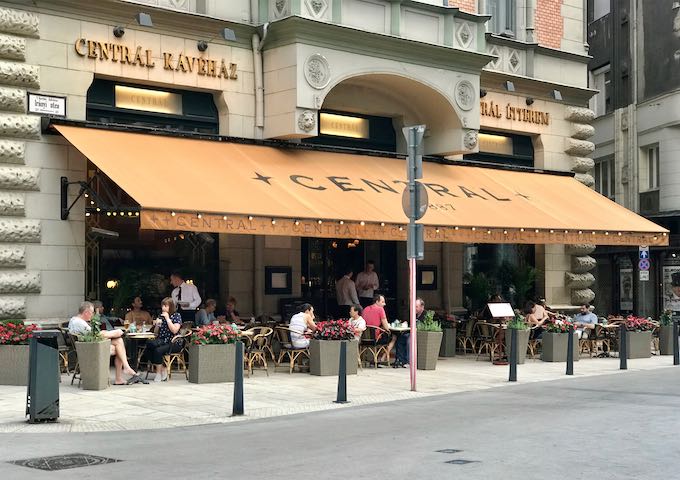 Central Café is a Budapest coffee institution.
