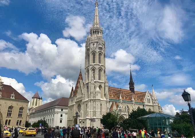 Matthias Church is just a few minutes' walking from the hotel.