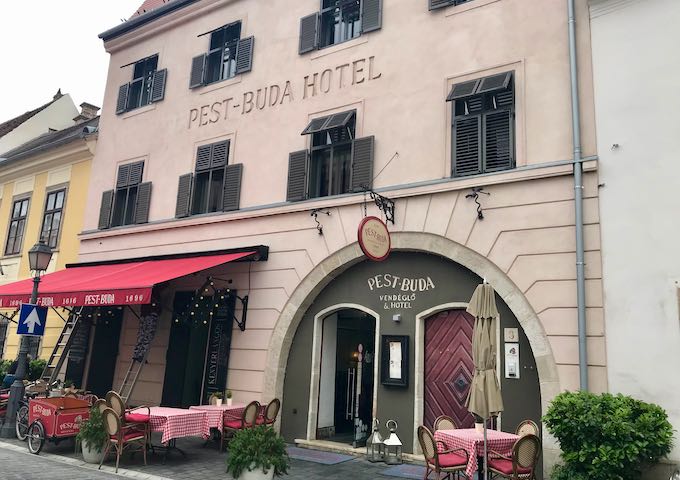 Review of Pest-Buda hotel in Budapest, Hungary.