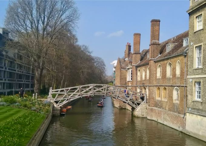 Punting past the colleges is a favorite pastime.