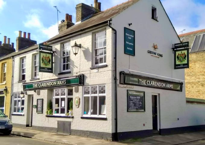 Clarendon Arms serve great ales and food.
