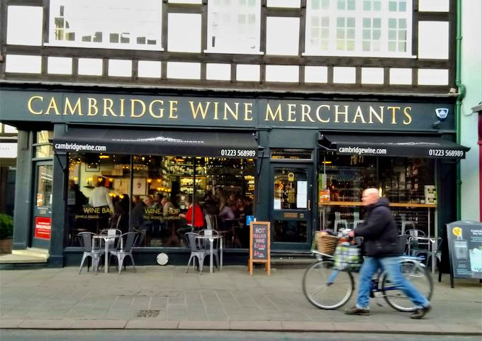 Cambridge Wine Merchants is a great bar and wine shop.