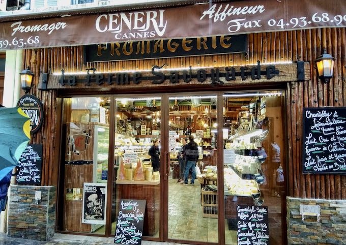 Fromagerie Ceneri sells the best cheeses.