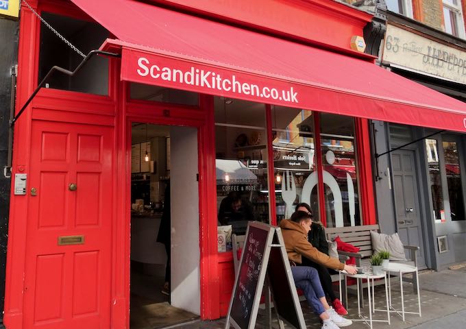 ScandiKitchen is known for its open sandwiches and salads.