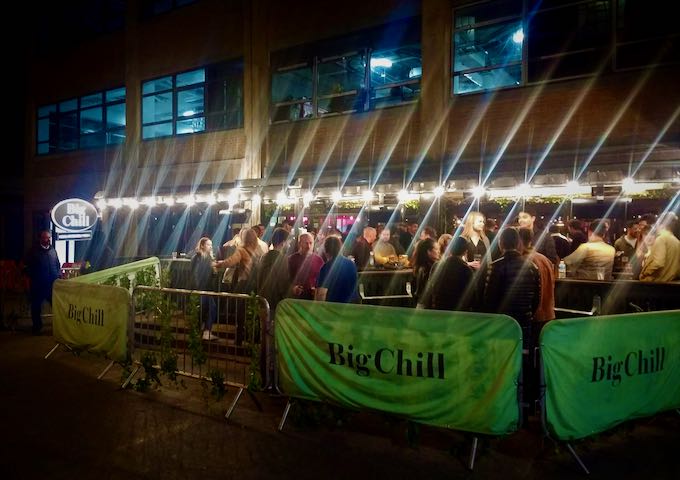 Big Chill Bar is a great hangout spot at night.