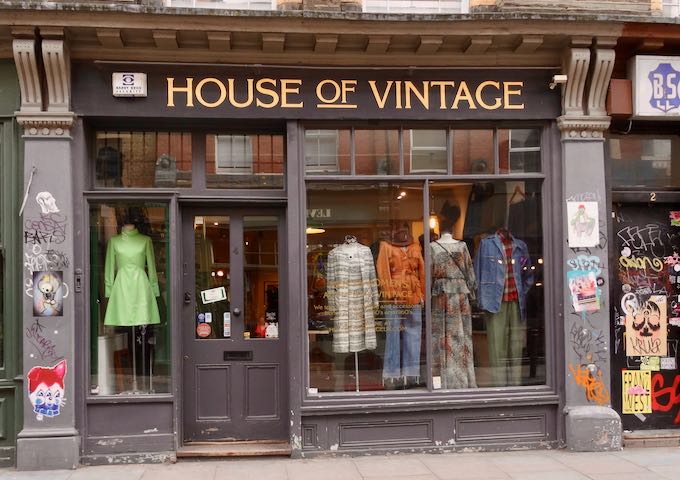 Cheshire Street is known for vintage clothes.