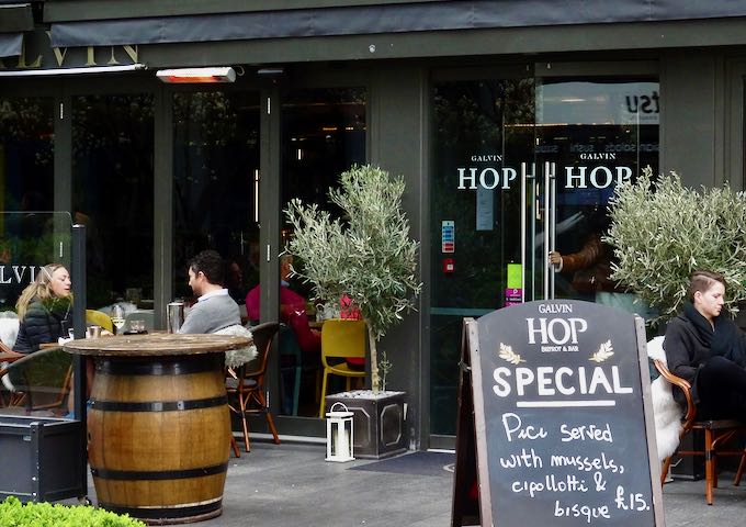 Galvin brothers' HOP bistro is close by.