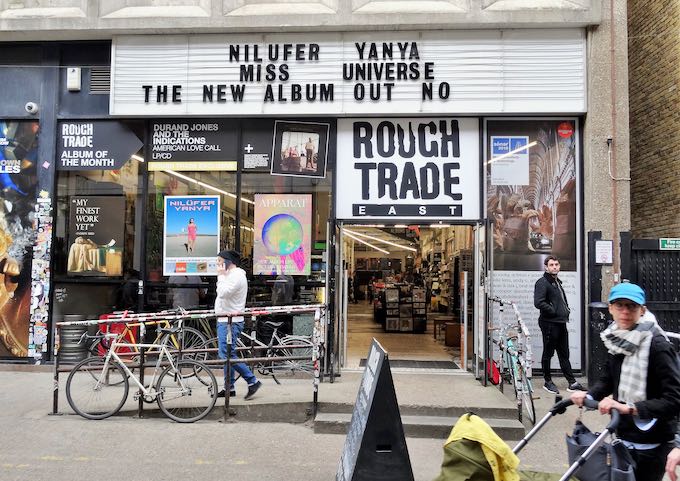Rough Trade East is a legendary indie record label and store.