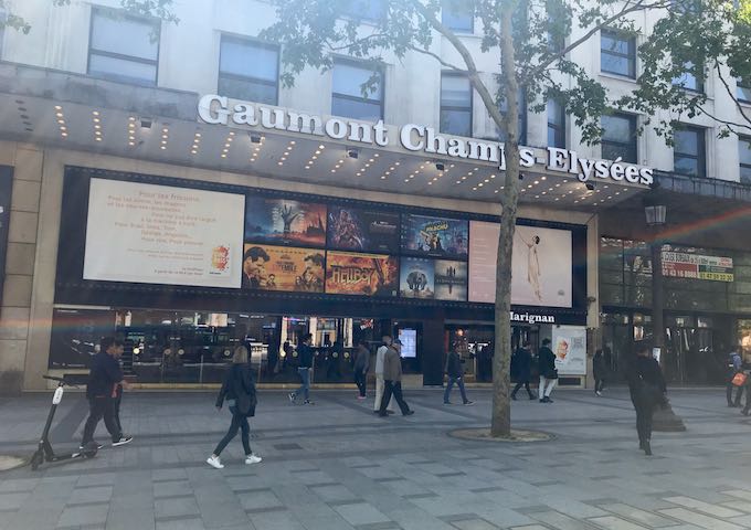 Gaumont theater is popular for watching the latest movies.