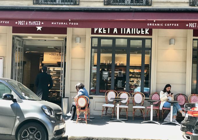Pret a Manger is great for sandwiches and snacks.