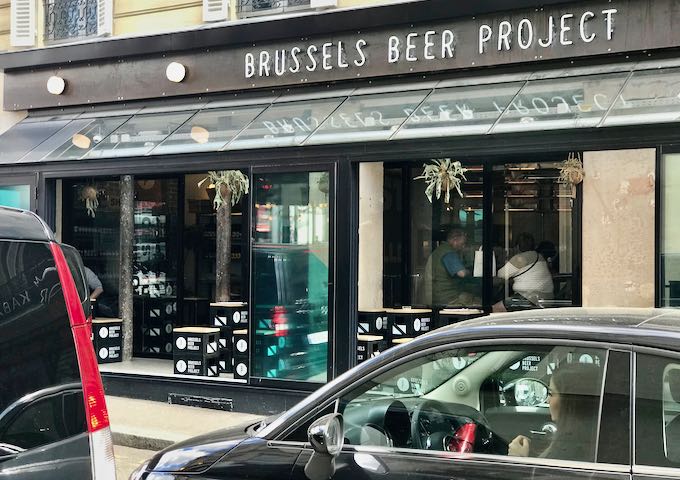 Brussels Beer Project is opposite the hotel.