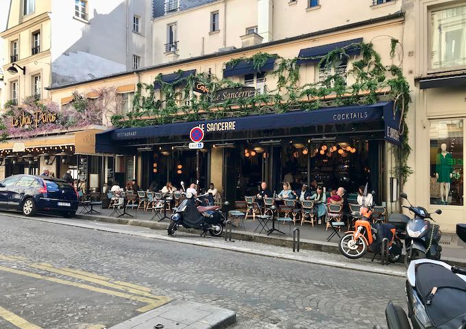 La Sancerre is a classic French café nearby.