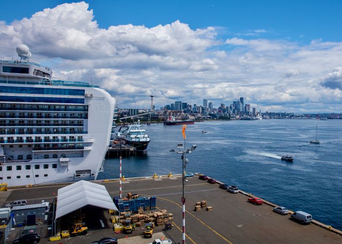 Cruise Ship Terminal near Downtown Seattle.