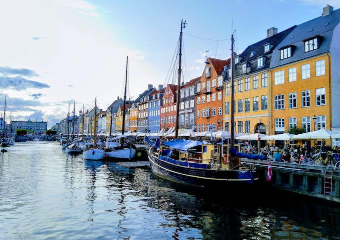 Nyhavn is a colorful spot for pictures or a boat tour.
