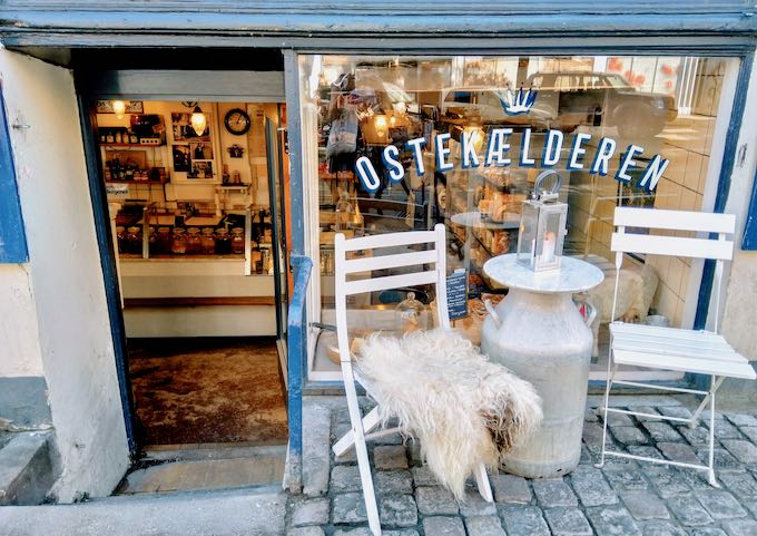 Ostekælderen cheese shop has a great Danish cheese selection.