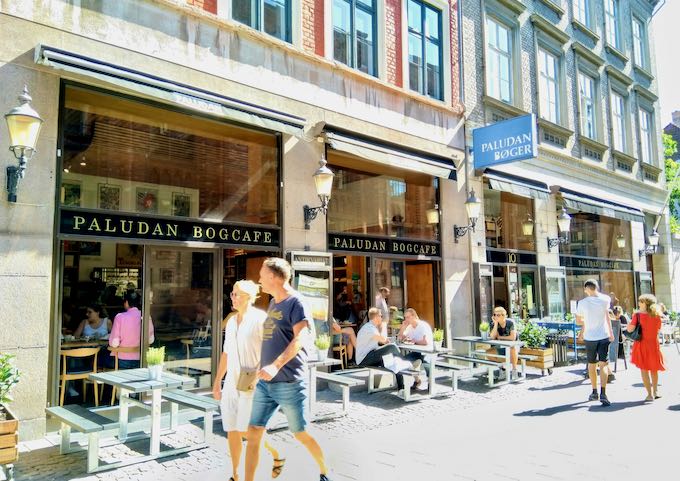 Paludan Bog & Café is a popular bookshop cum café.
