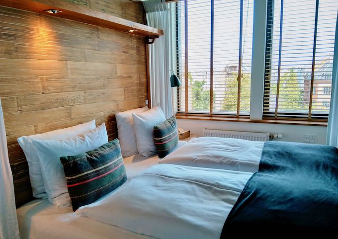 The Superior Suite's bedroom is very comfortable.