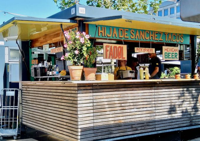 Hija de Sanchez is an excellent taco stall at Torvehallerne.
