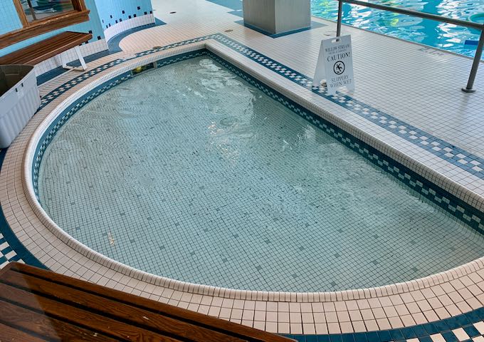 There is a small indoor kids' pool.