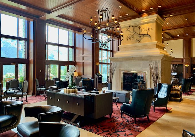 Larkspur Lounge is huge and very impressive.